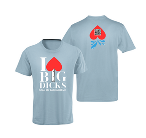 I Heart Big Dicks QR Code T-Shirt