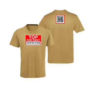 For Rent QR Code T-Shirt