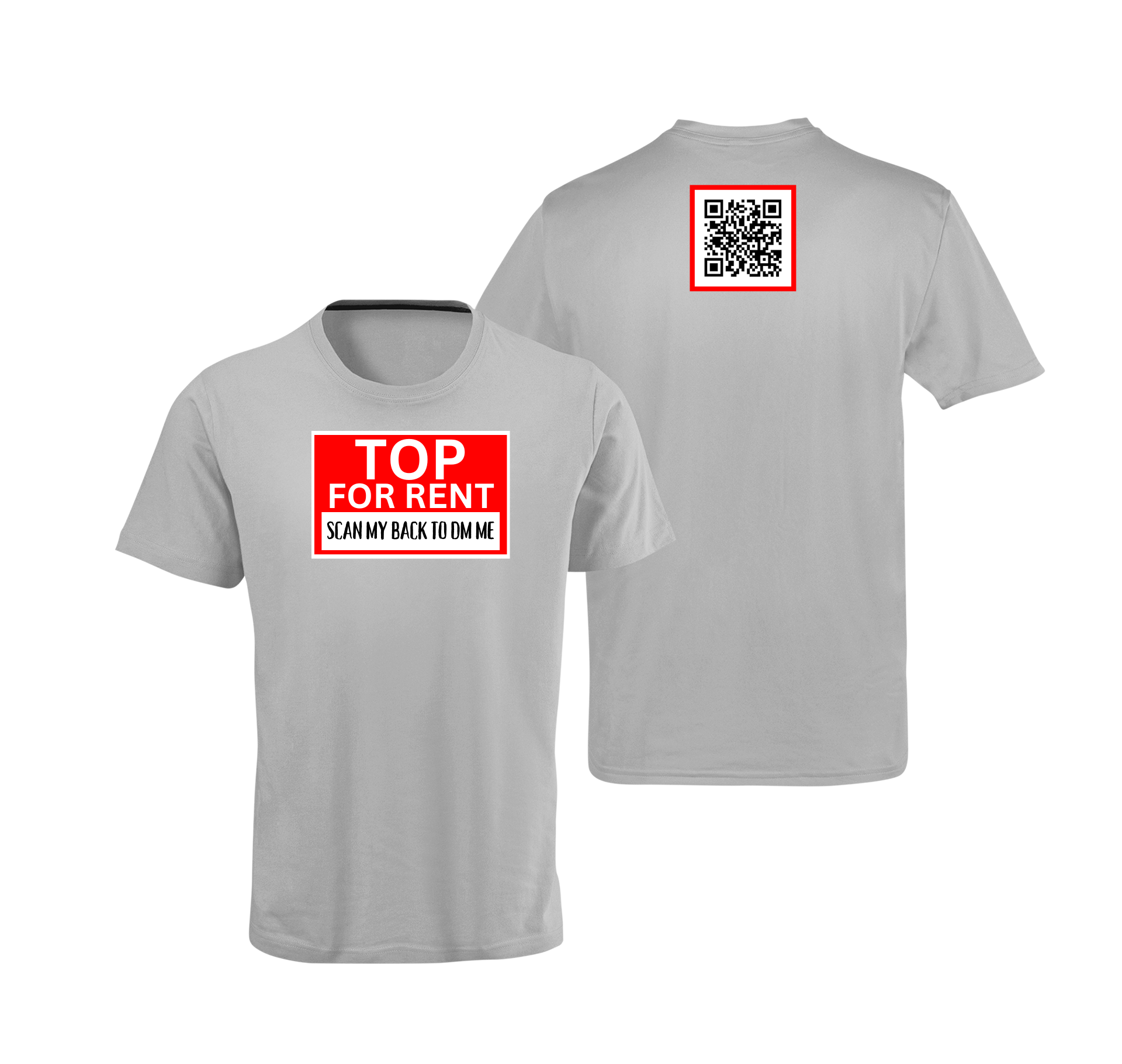 For Rent QR Code T-Shirt