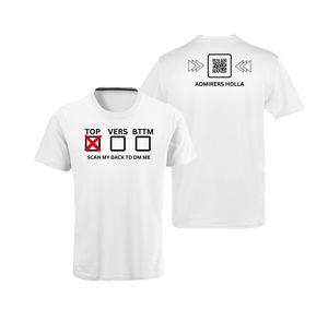 Sexual Position Checkbox QR Code T-Shirt