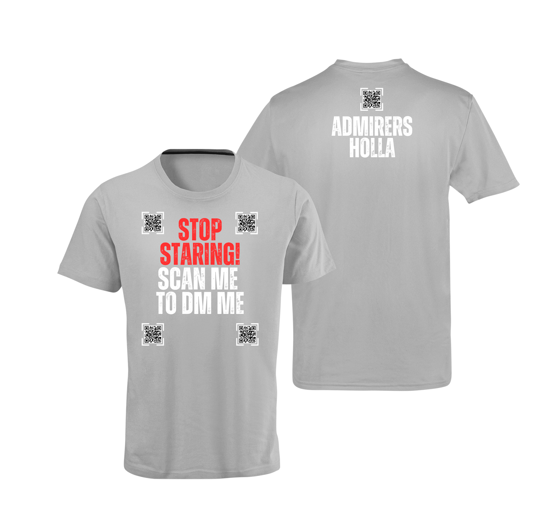 Stop Staring QR Code T-Shirt