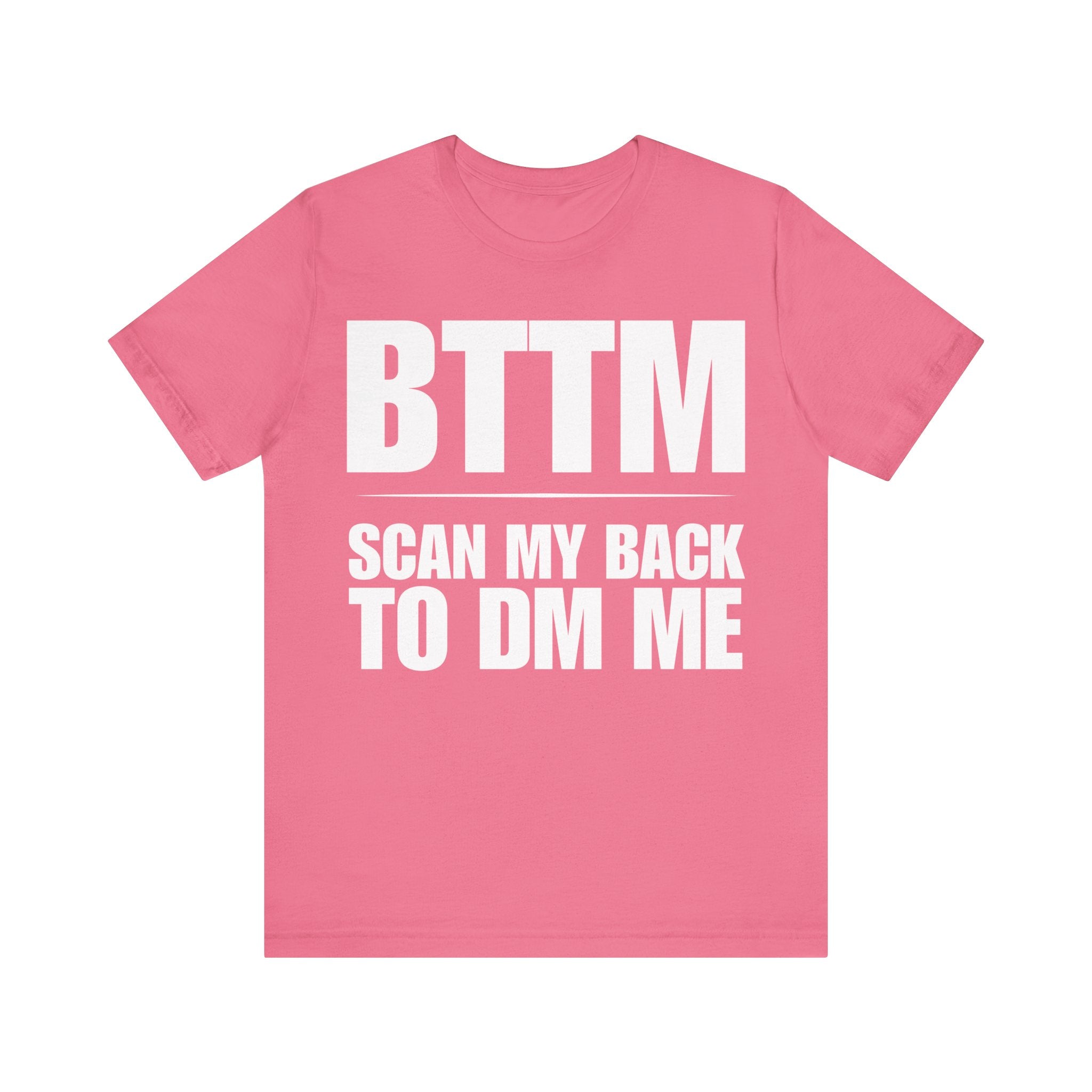 "BTTM" QR CODE Freak Contact T-Shirt (Front & Back Design)