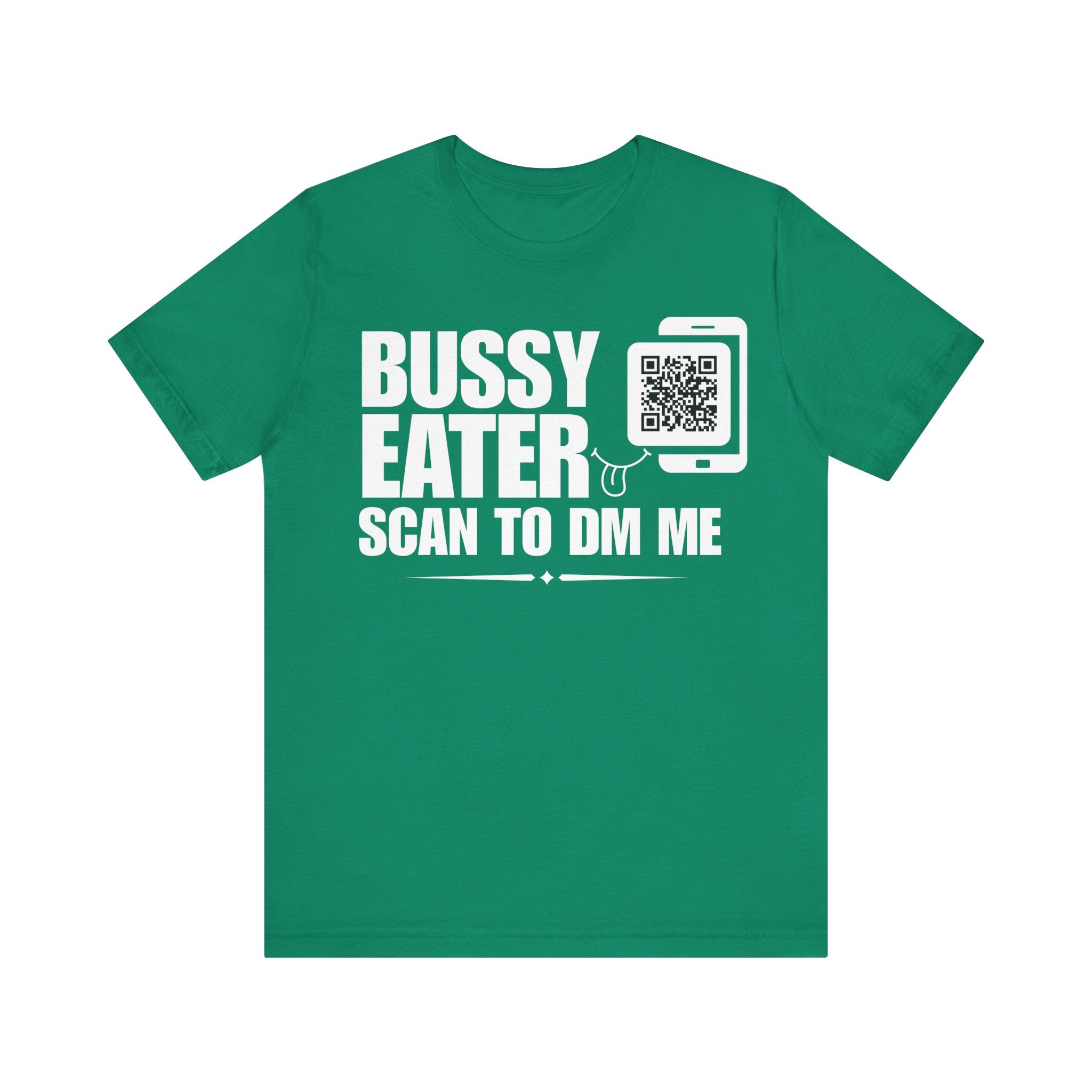 Bussy Eater QR Contact T-shirt (Single Side Design)