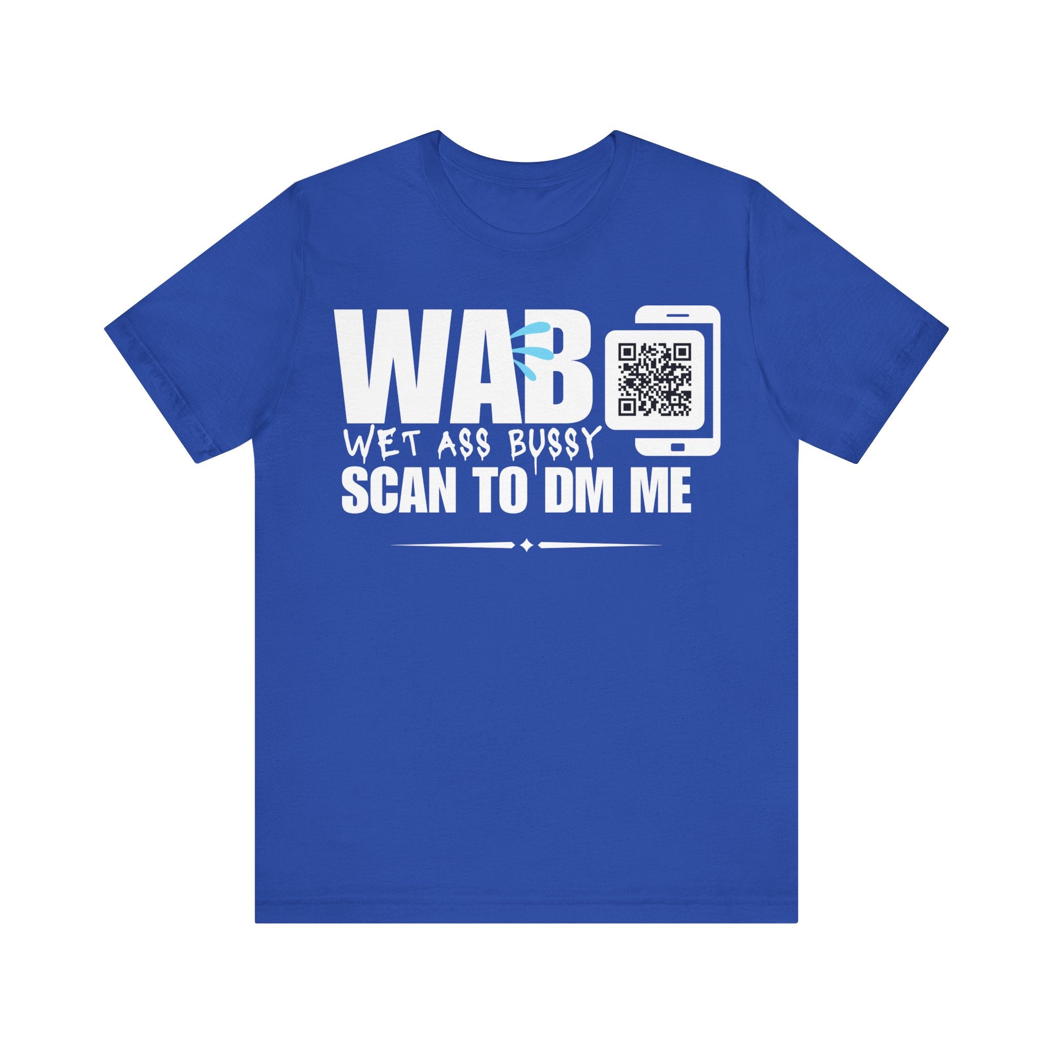 WAB QR Contact T-shirt (Single Side Design)