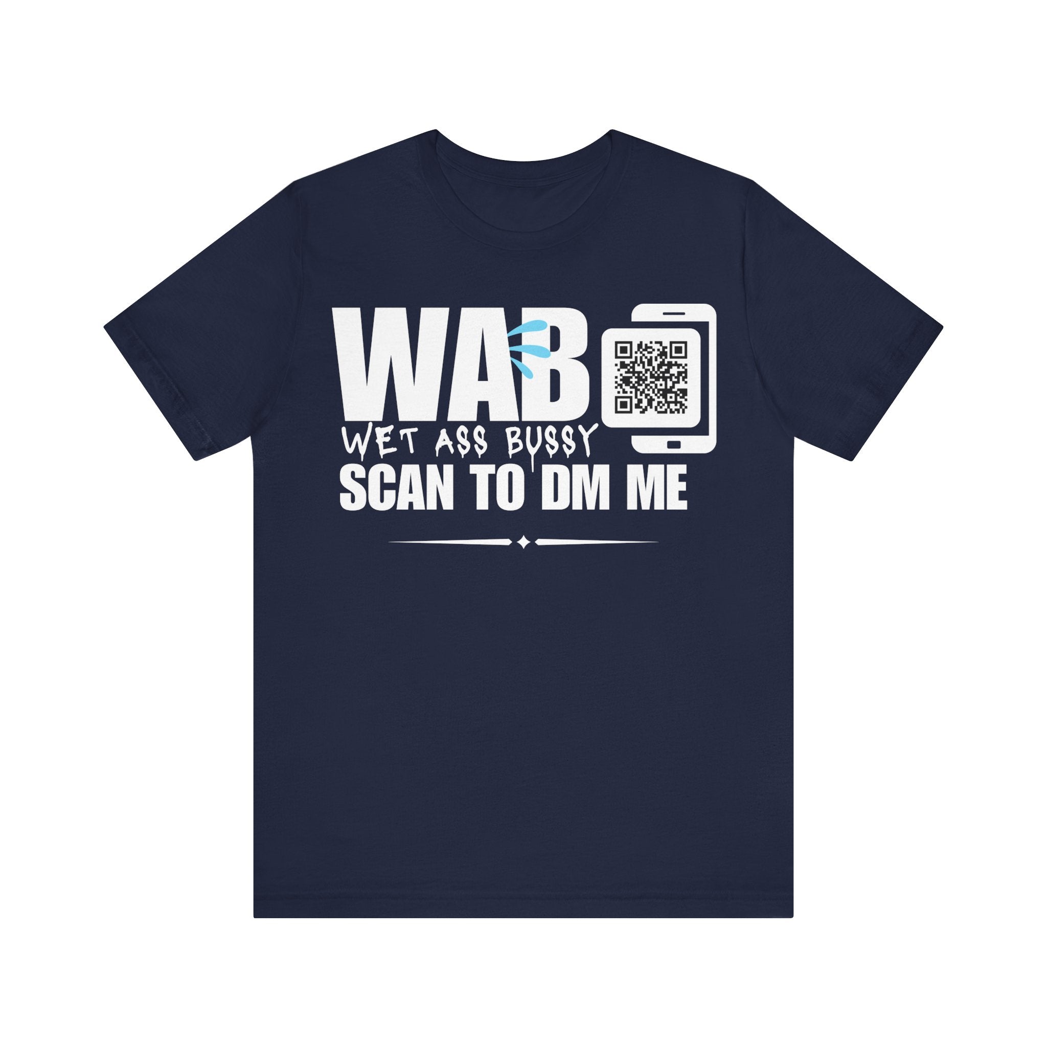 WAB QR Contact T-shirt (Single Side Design)
