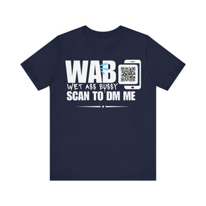 WAB QR Contact T-shirt (Single Side Design)