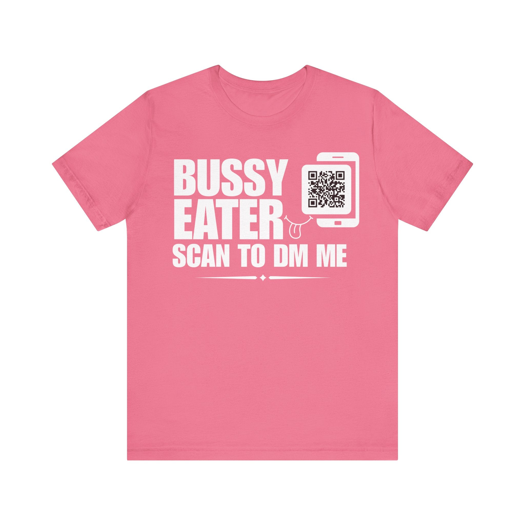 Bussy Eater QR Contact T-shirt (Single Side Design)