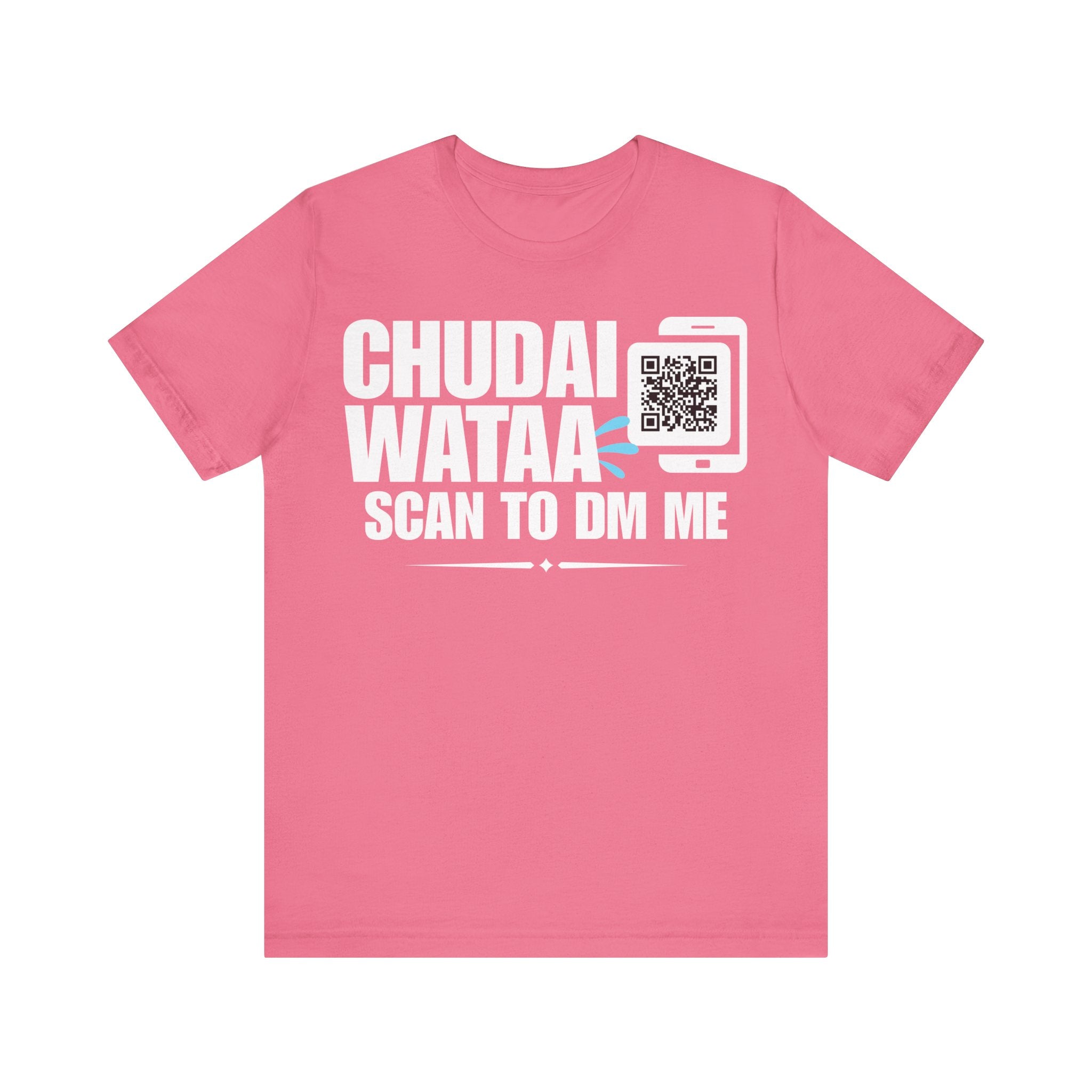 Chudai Wataa QR Contact T-shirt (Single Side Design)