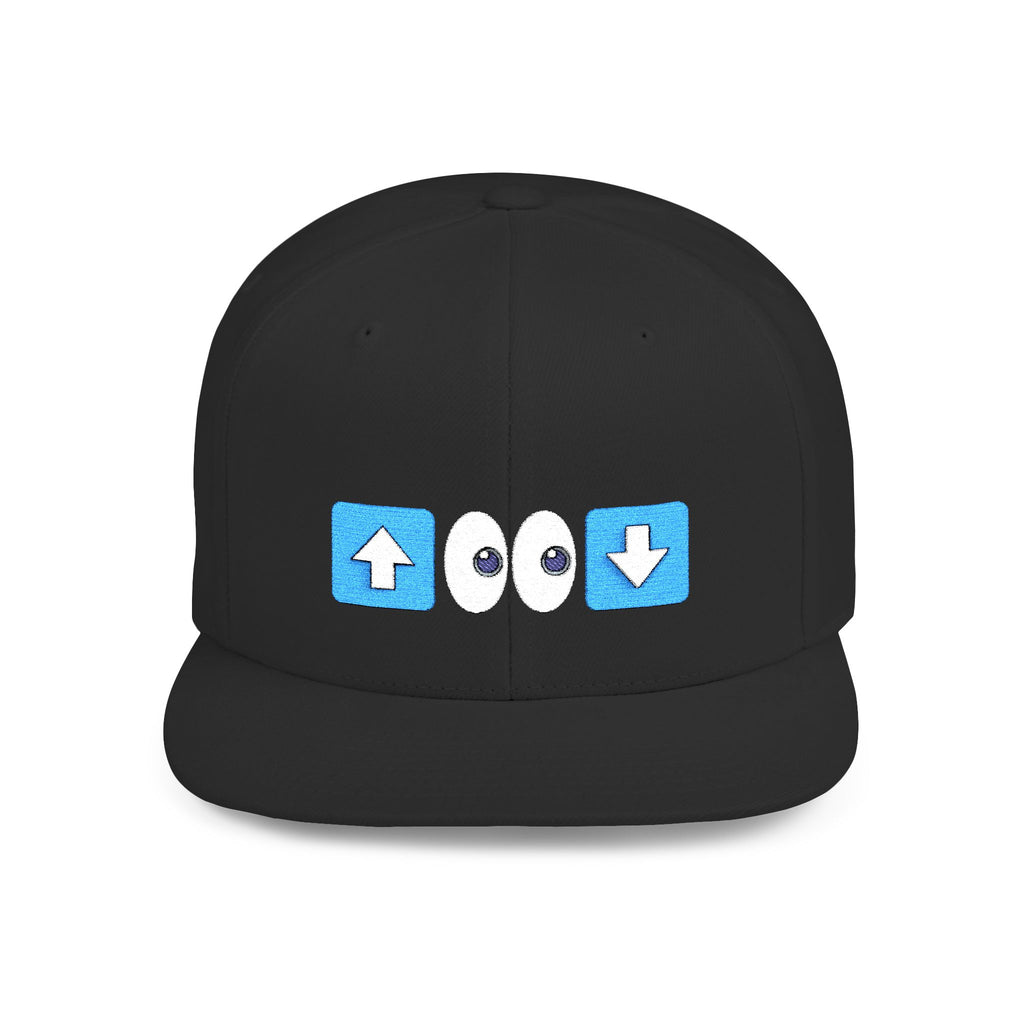 Top Looking For Bottom Emoji Snapback Cap
