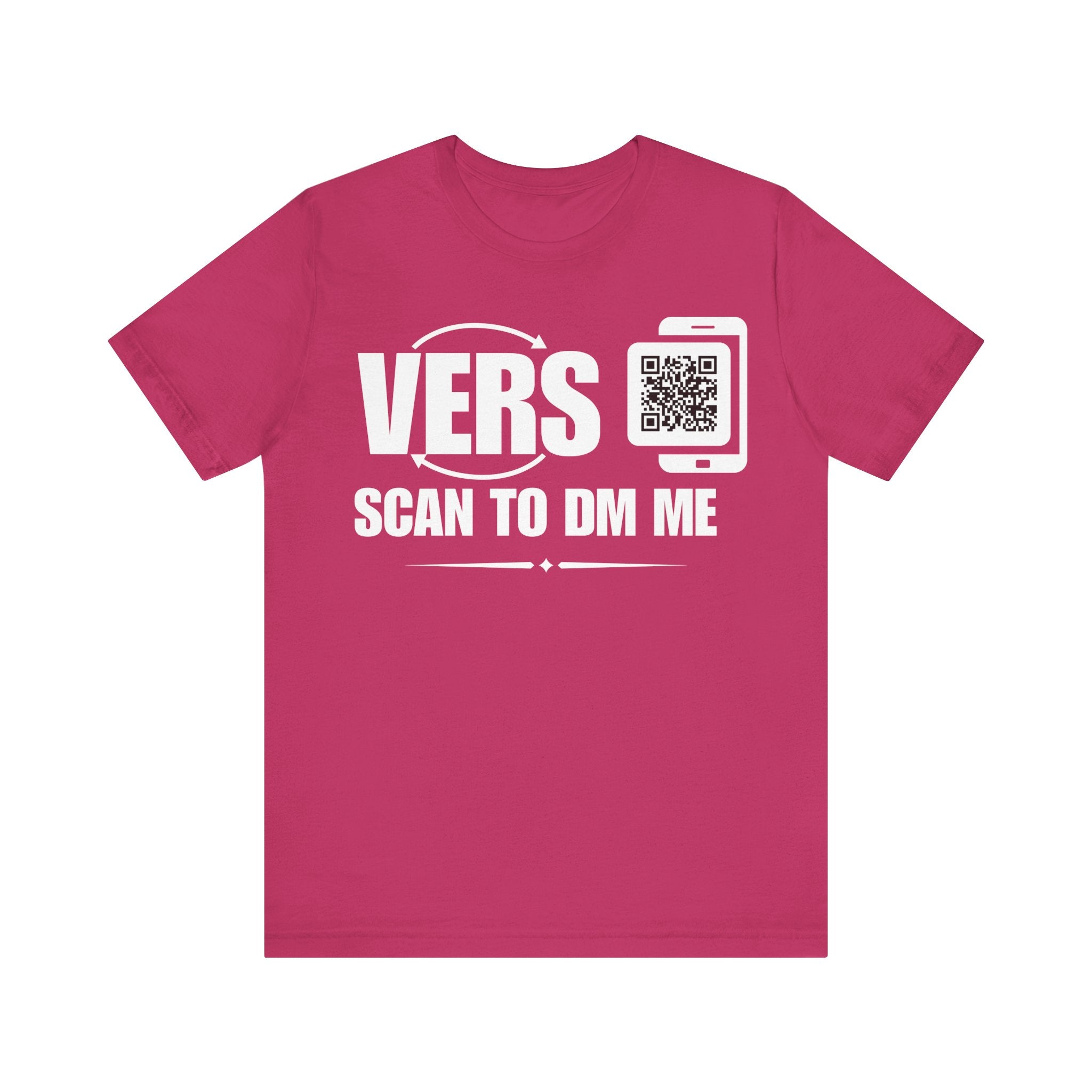 VERS QR Contact T-shirt (Single Side Design)