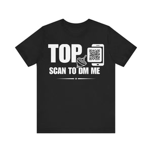 TOP QR Contact T-shirt (Single Side Design)