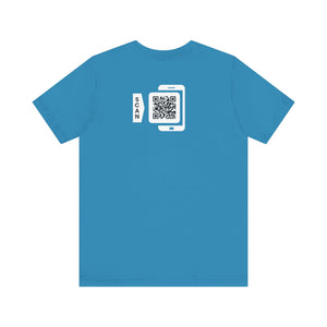 "BTTM" QR CODE Freak Contact T-Shirt (Front & Back Design)