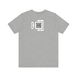 "BTTM" QR CODE Freak Contact T-Shirt (Front & Back Design)