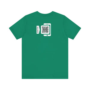 "BTTM" QR CODE Freak Contact T-Shirt (Front & Back Design)