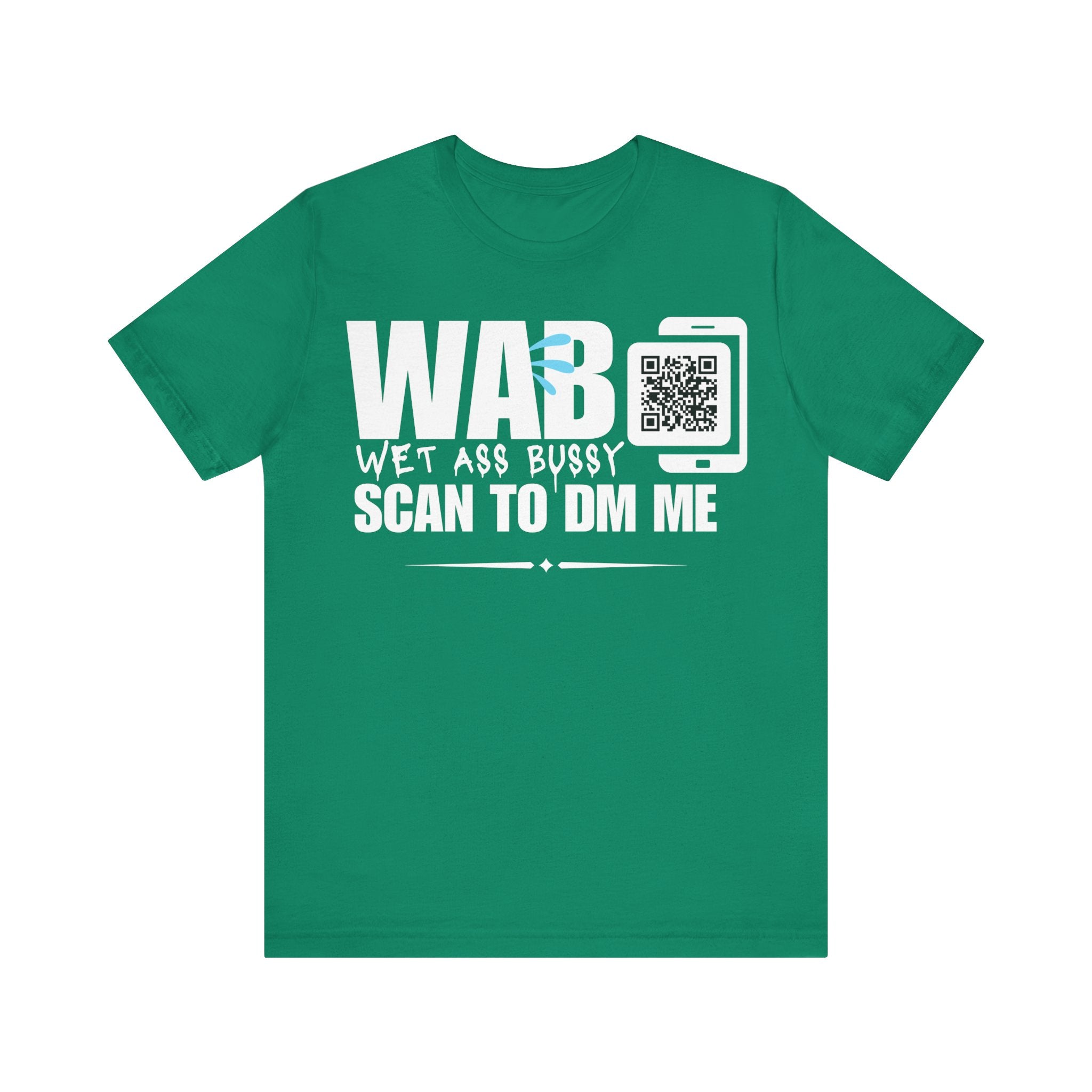 WAB QR Contact T-shirt (Single Side Design)