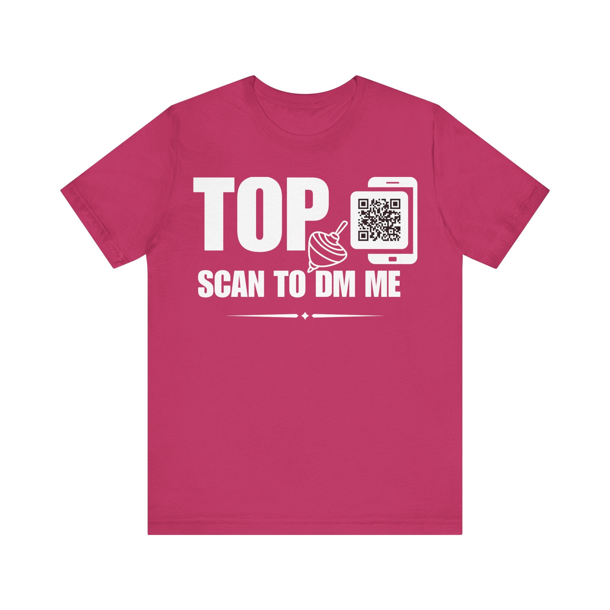 TOP QR Contact T-shirt (Single Side Design)