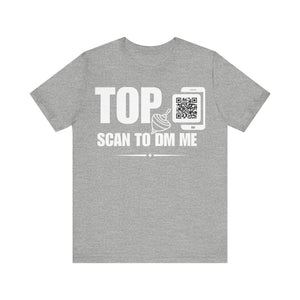 TOP QR Contact T-shirt (Single Side Design)