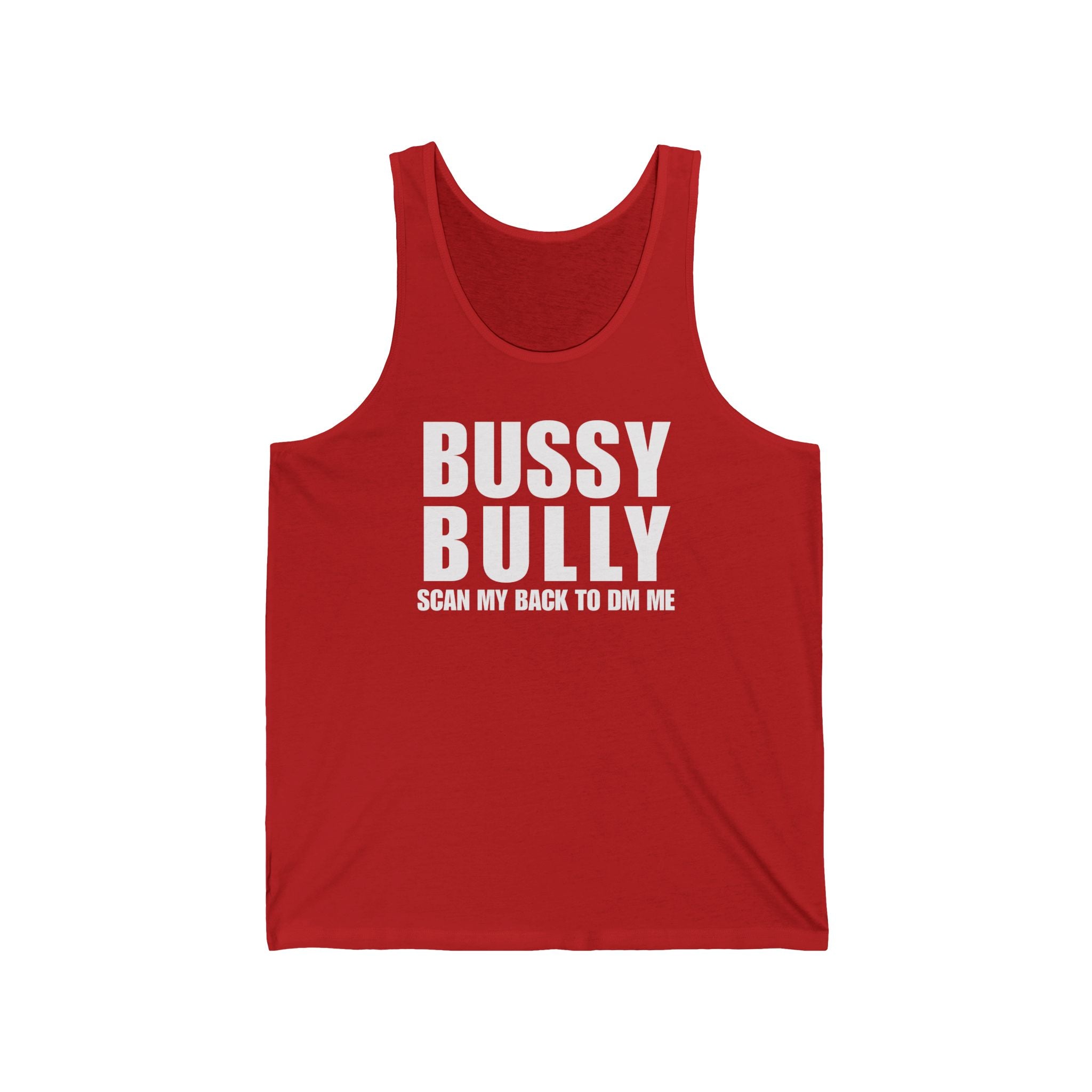 Bussy Bully QR Code Tank Top