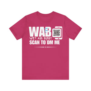 WAB QR Contact T-shirt (Single Side Design)