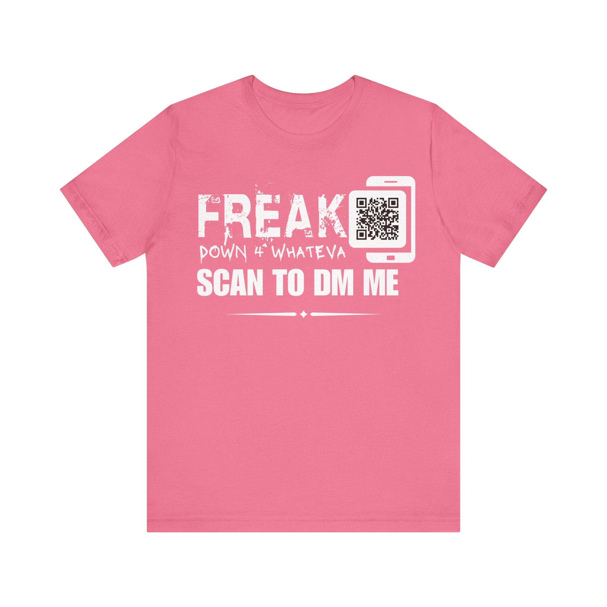 Freak Down 4 Whateva QR Contact T-shirt (Single Side Design)