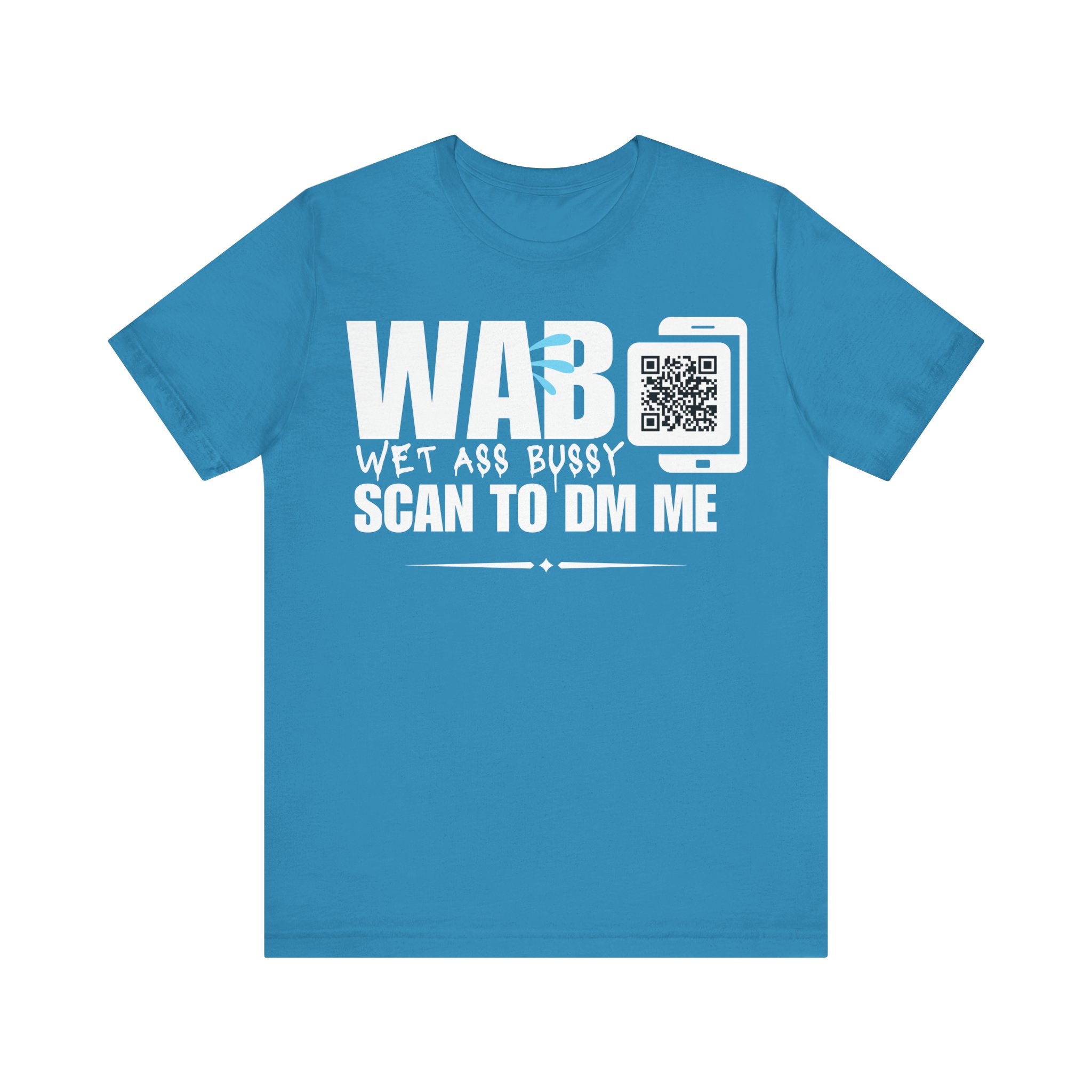 WAB QR Contact T-shirt (Single Side Design)
