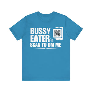 Bussy Eater QR Contact T-shirt (Single Side Design)