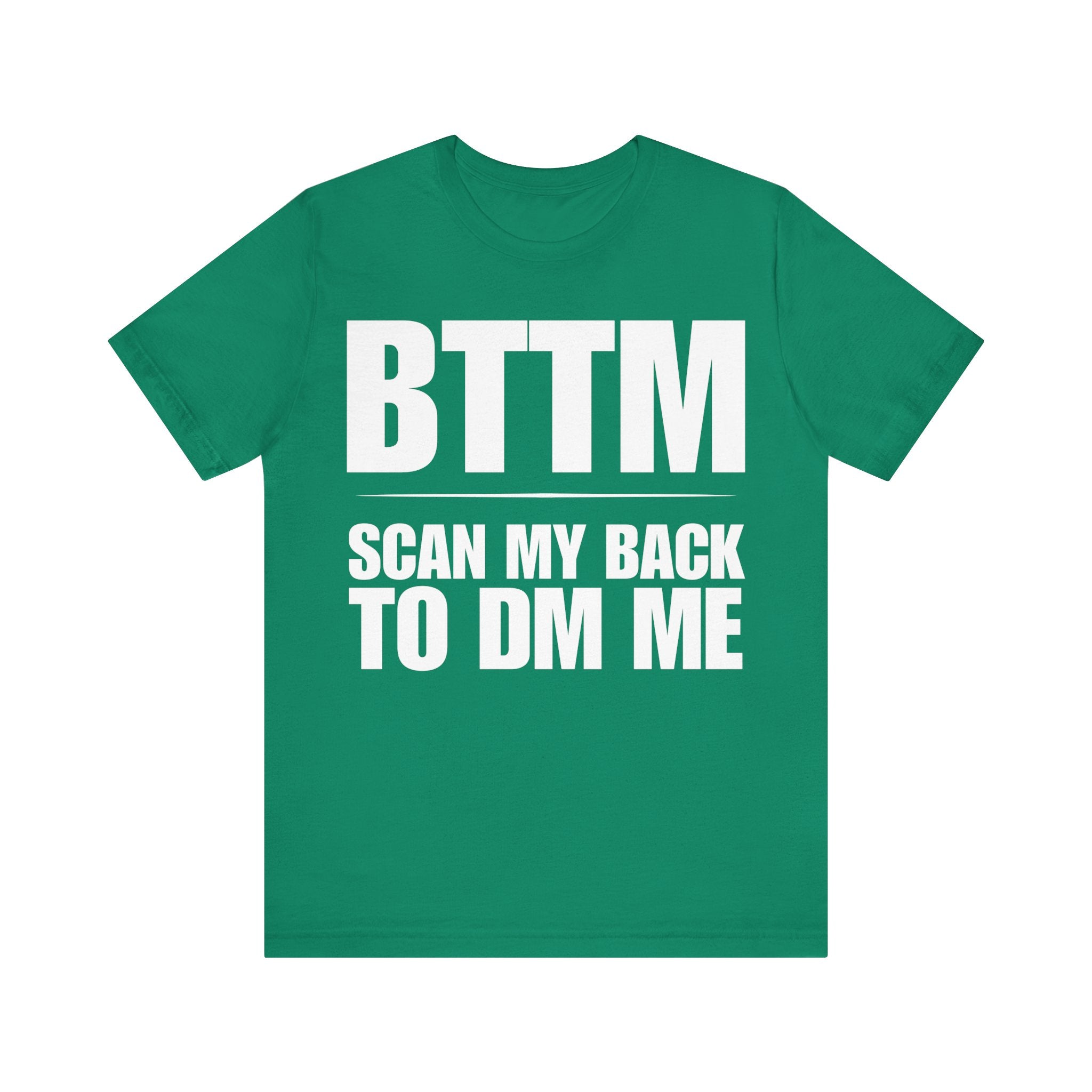 "BTTM" QR CODE Freak Contact T-Shirt (Front & Back Design)
