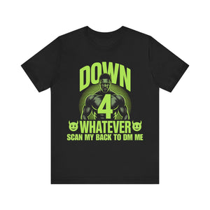 DL Down 4 Whatever Freak Contact T-Shirt (Front & Back Design)