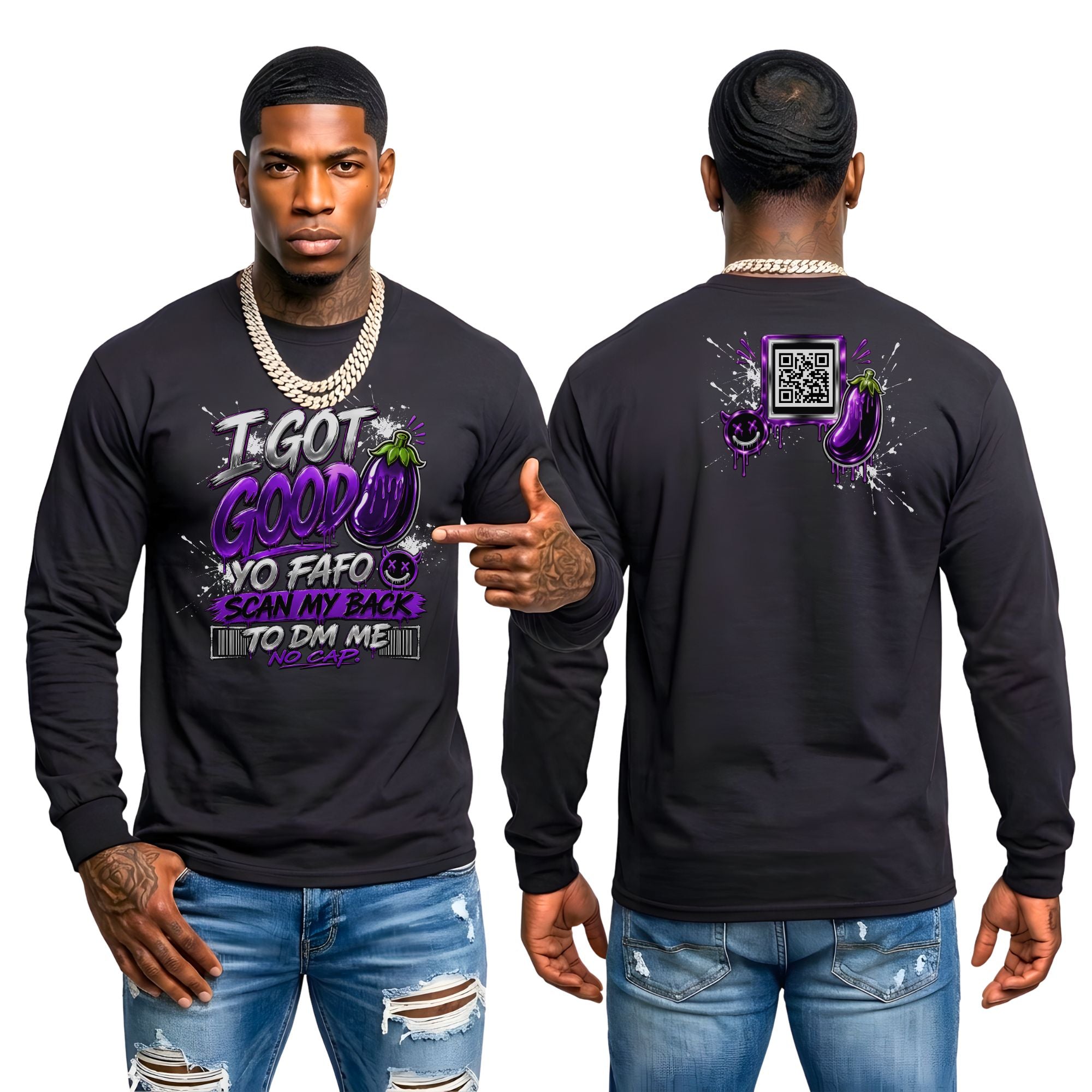 I Got Good Eggplant Master Long Sleeve