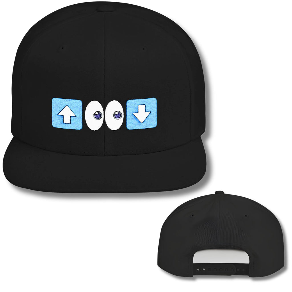 Top Looking For Bottom Emoji Snapback Cap