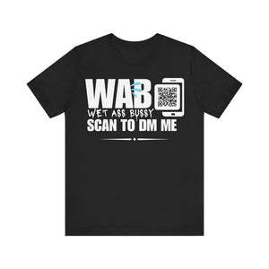 WAB QR Contact T-shirt (Single Side Design)