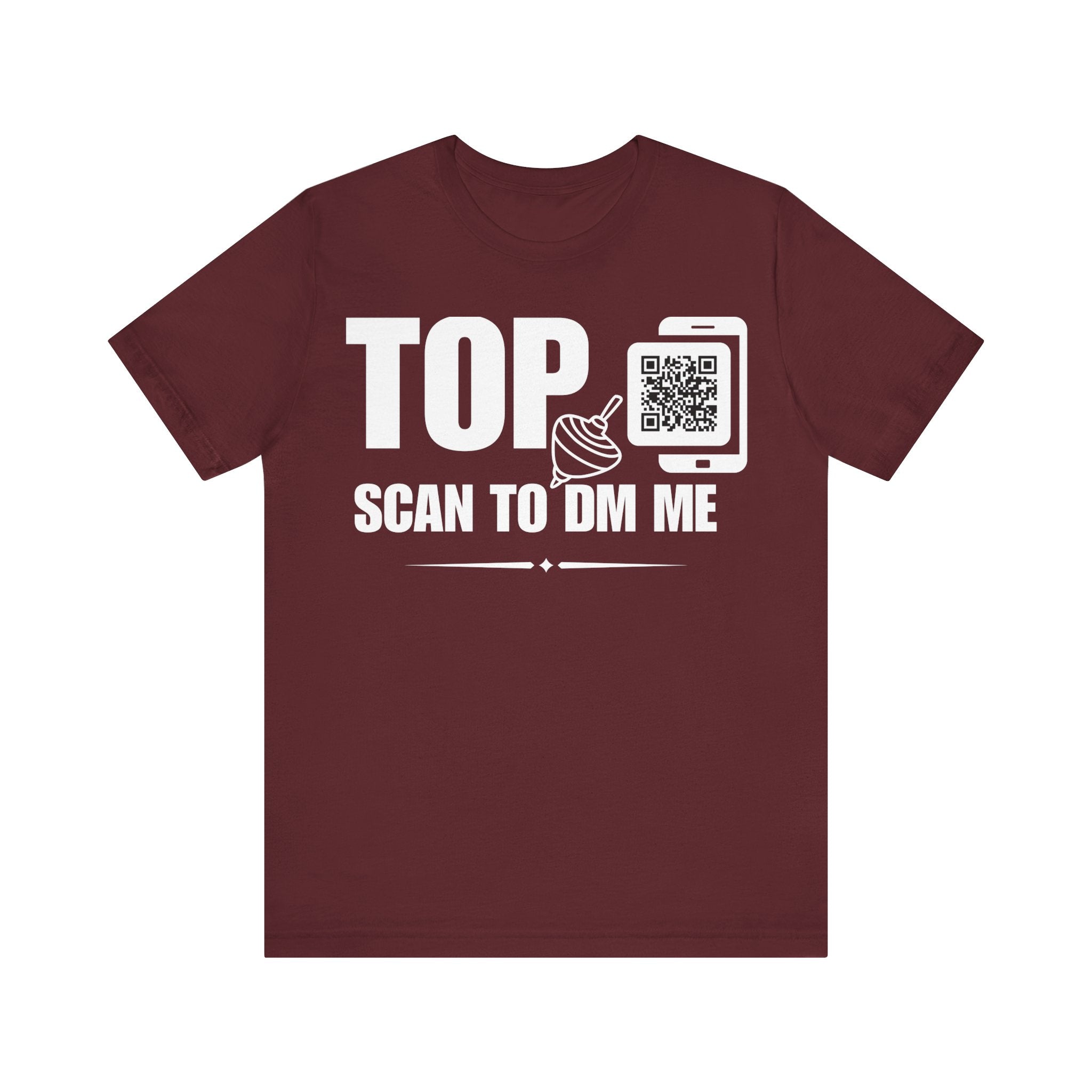 TOP QR Contact T-shirt (Single Side Design)
