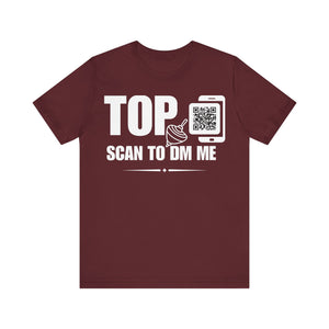 TOP QR Contact T-shirt (Single Side Design)