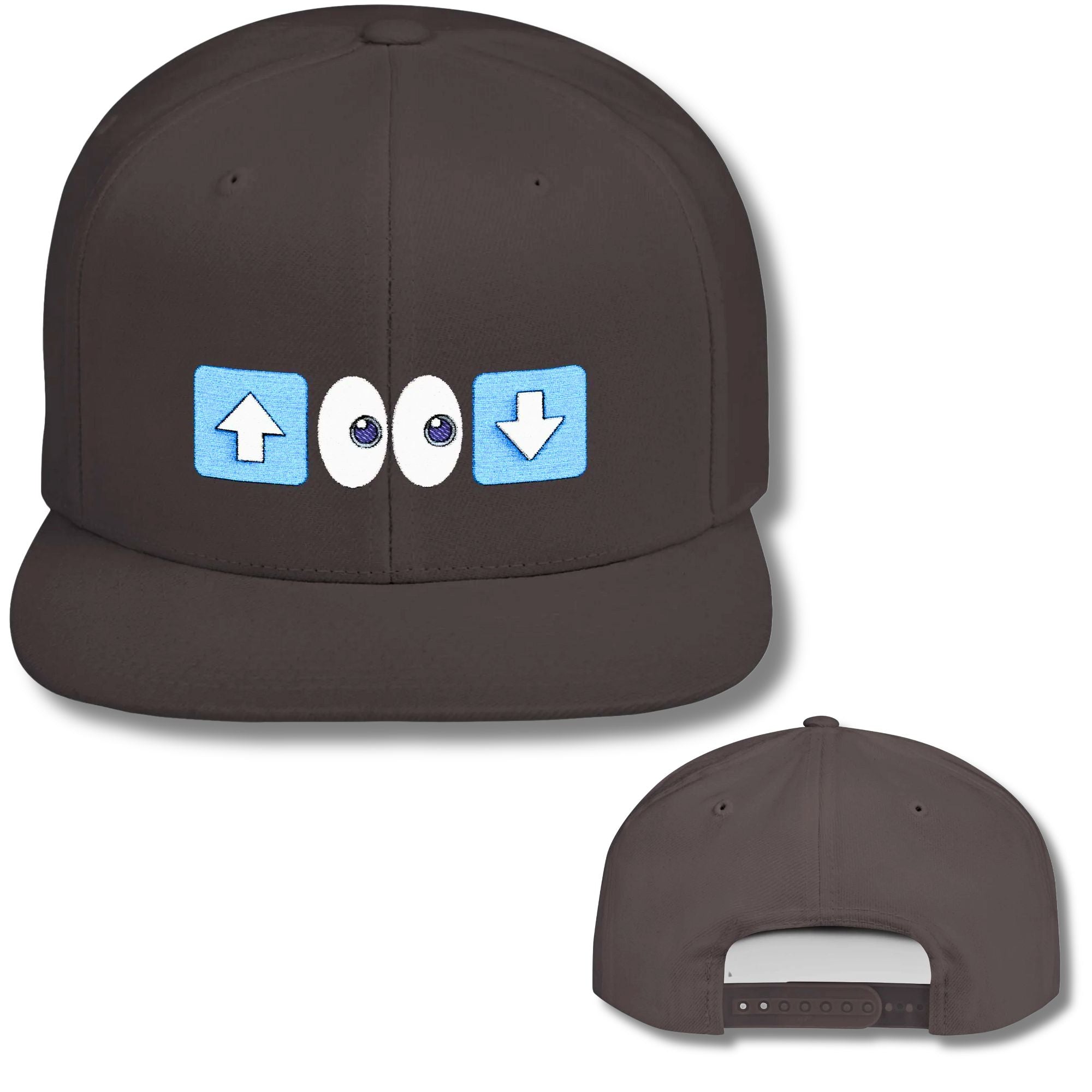 Top Looking For Bottom Emoji Snapback Cap