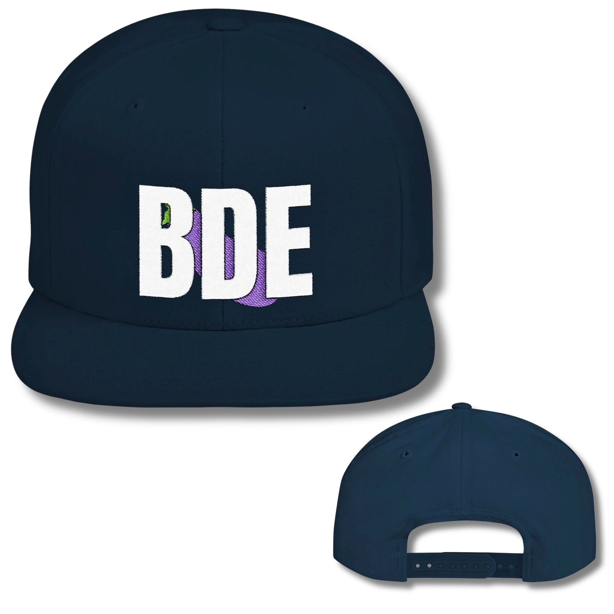 BDE Eggplant Snapback Cap