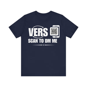 VERS QR Contact T-shirt (Single Side Design)