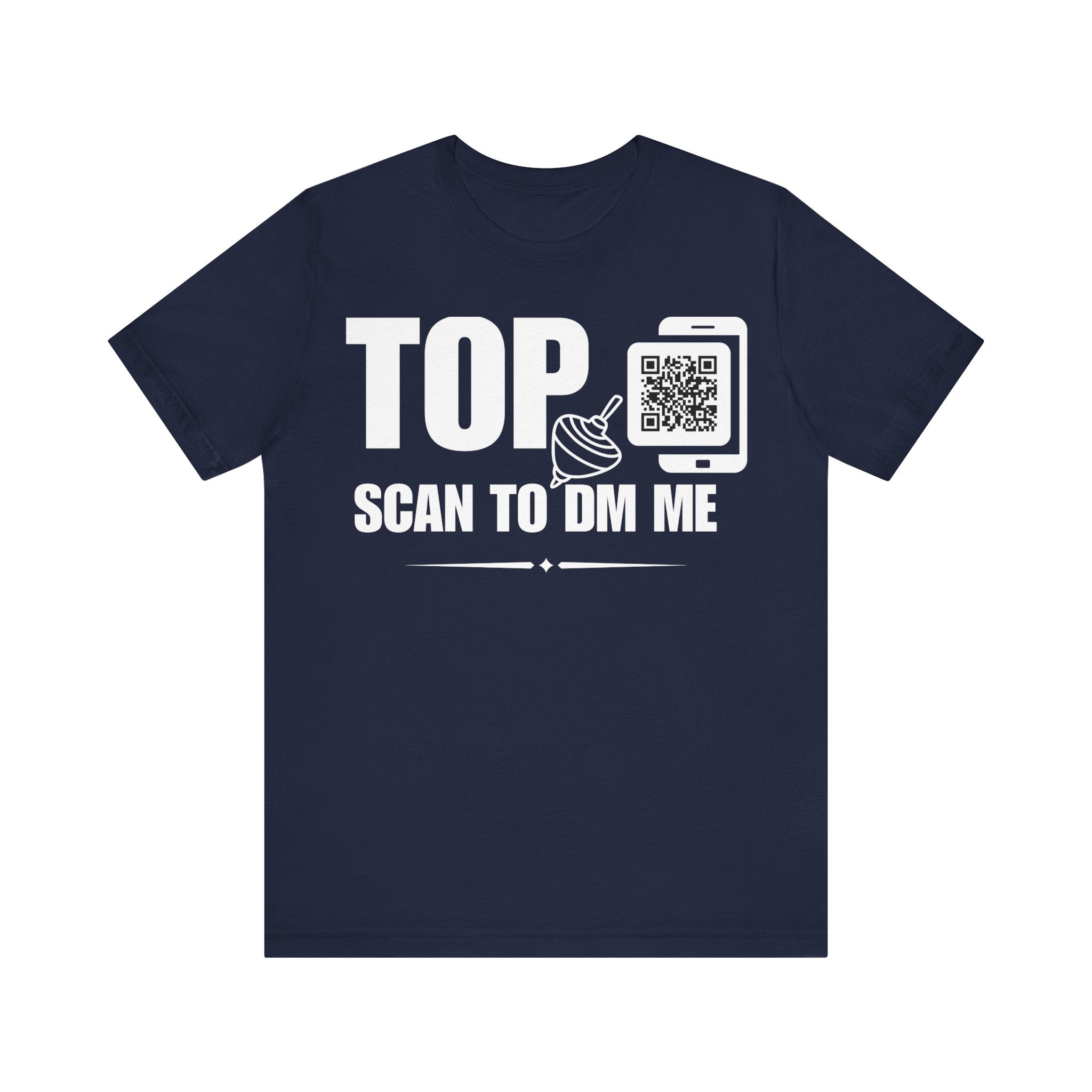 TOP QR Contact T-shirt (Single Side Design)