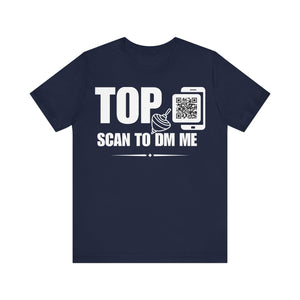 TOP QR Contact T-shirt (Single Side Design)