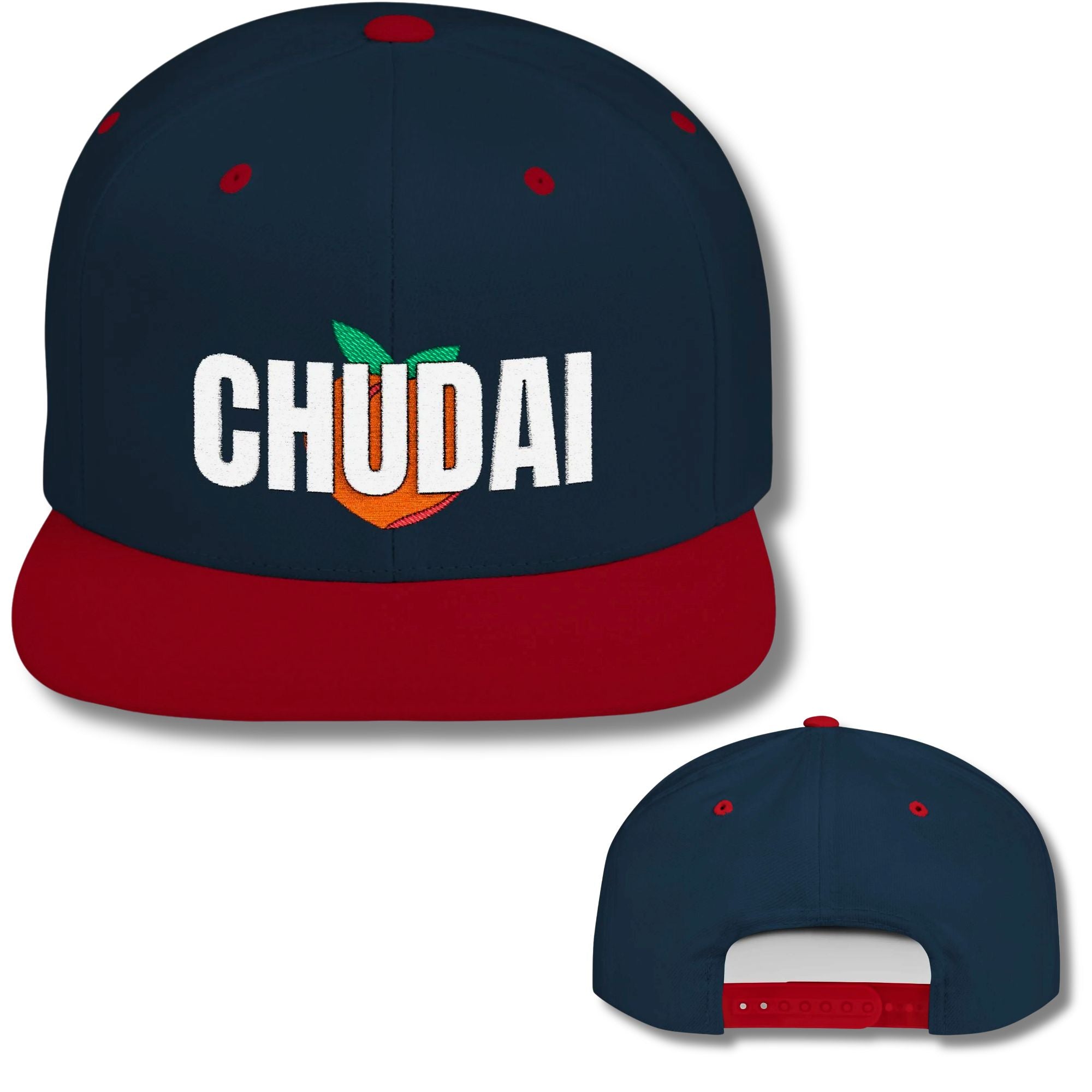 Bottom Chudai Peach Snapback Cap
