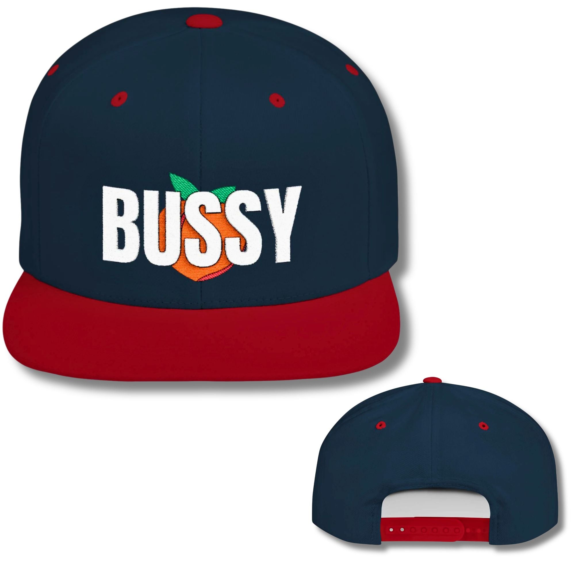 Bussy Peach Snapback Cap
