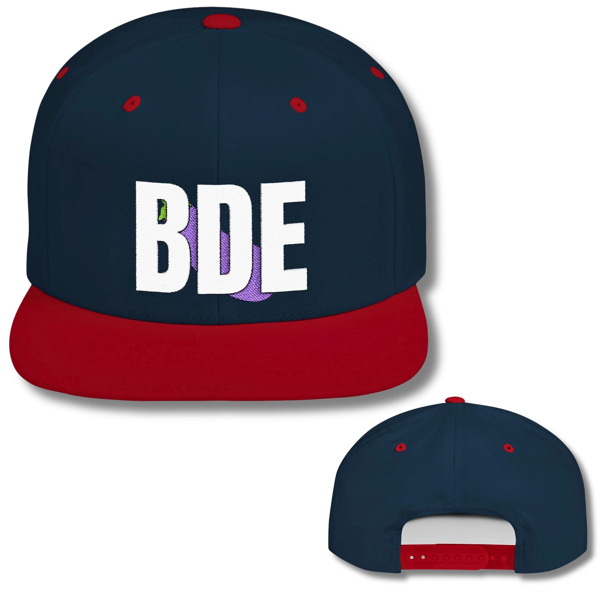 BDE Eggplant Snapback Cap