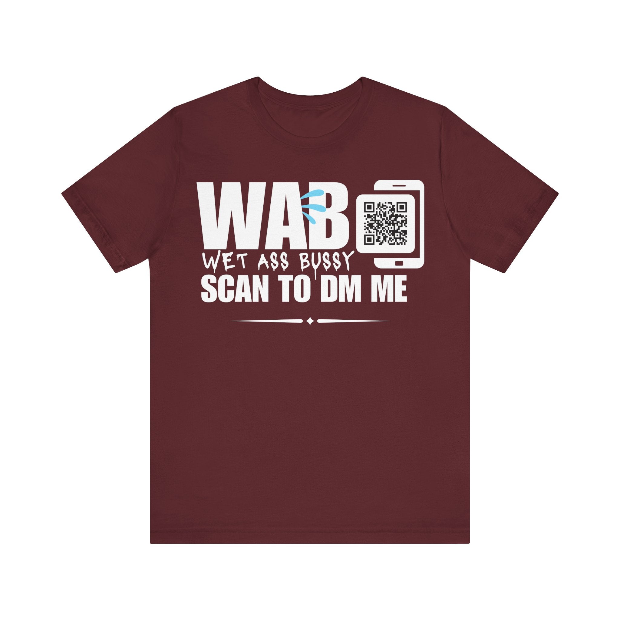 WAB QR Contact T-shirt (Single Side Design)