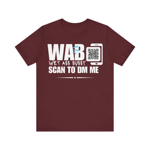 WAB QR Contact T-shirt (Single Side Design)