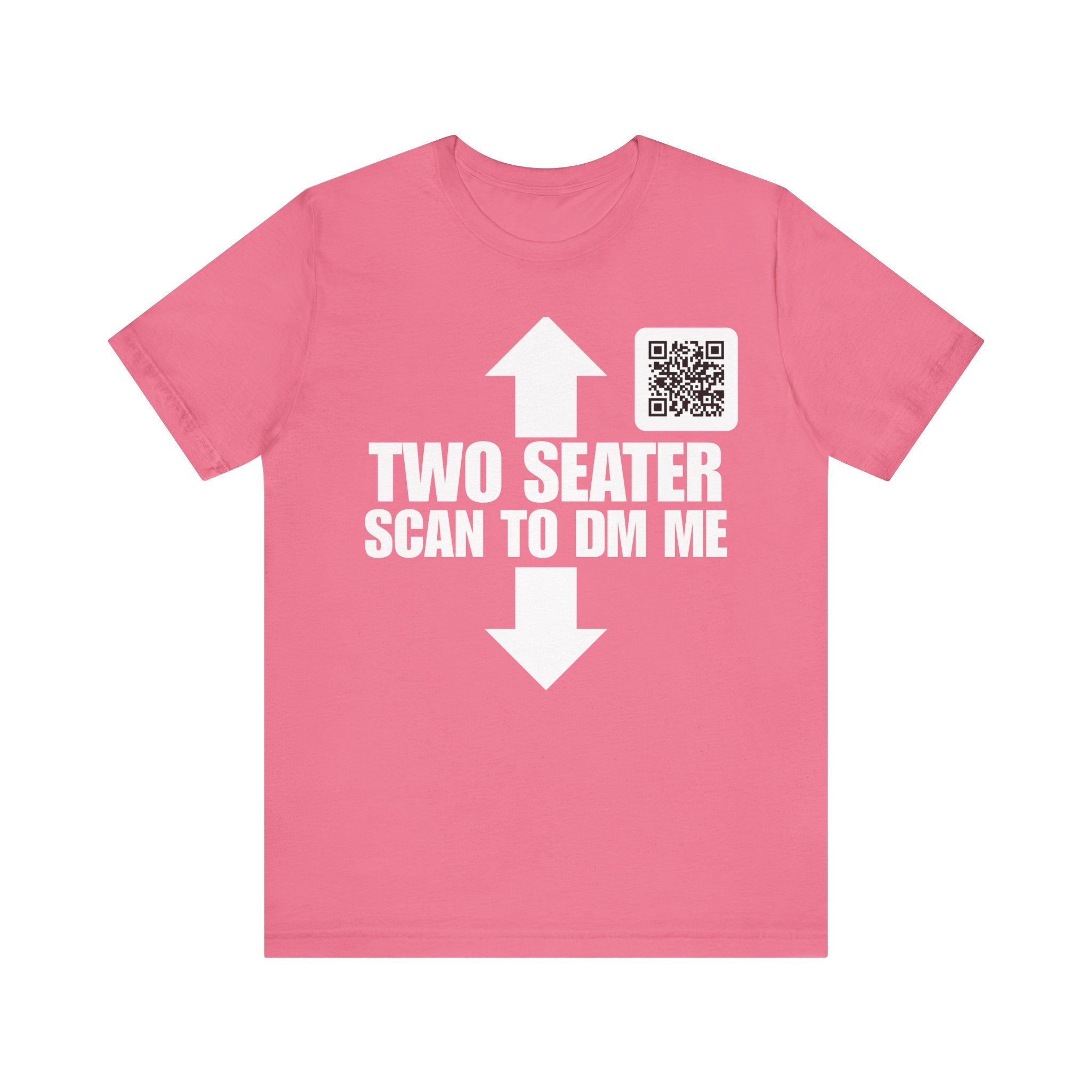 TWO SEATER QR Contact T-shirt (Single Side Design)