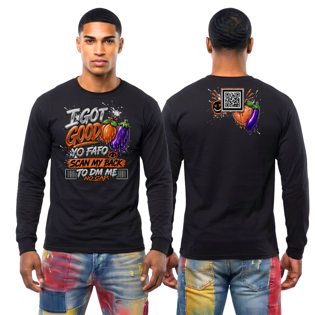 I Got Good Peach and Eggplant Long Sleeve