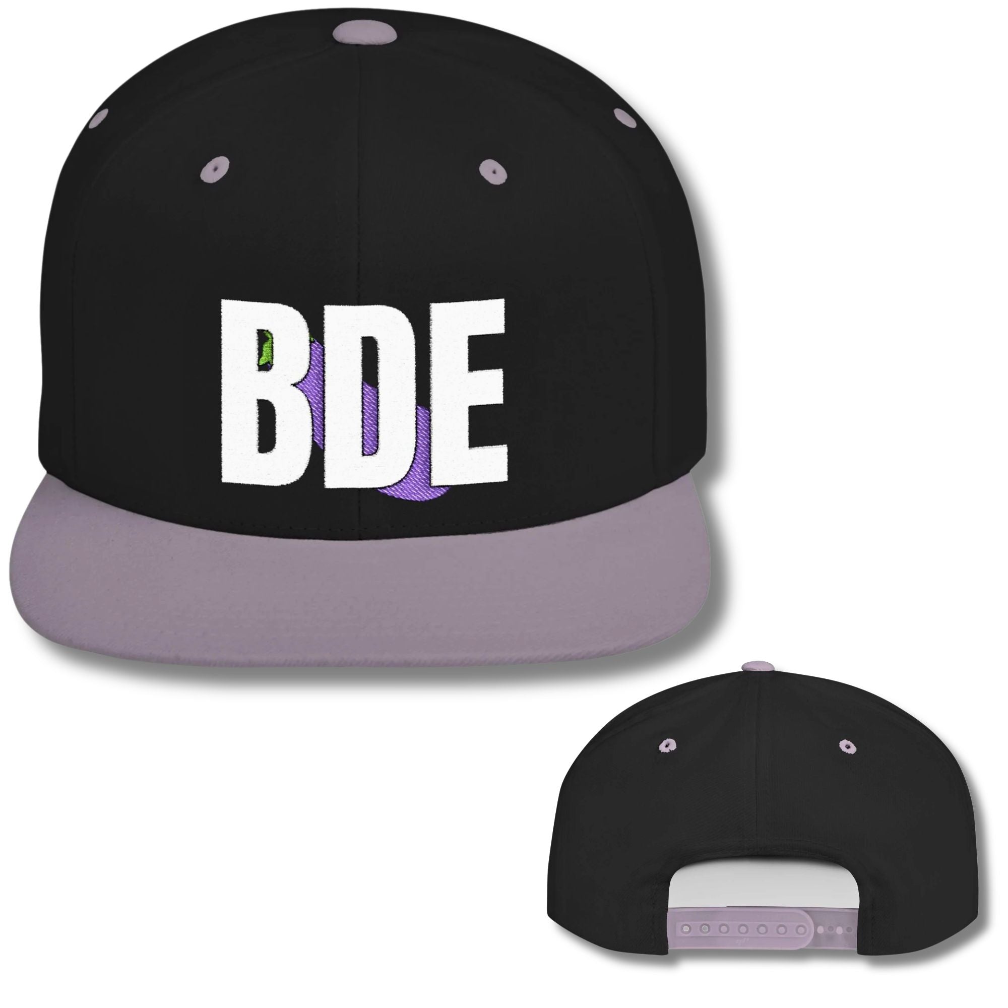 BDE Eggplant Snapback Cap