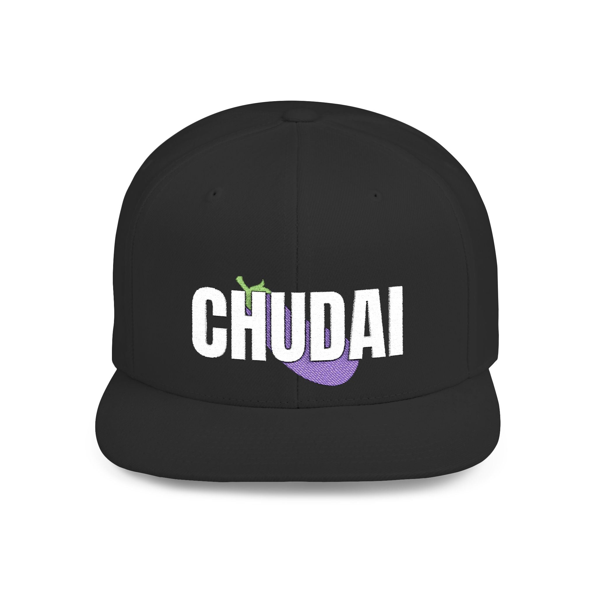 Top Chudai Eggplant Snapback Cap