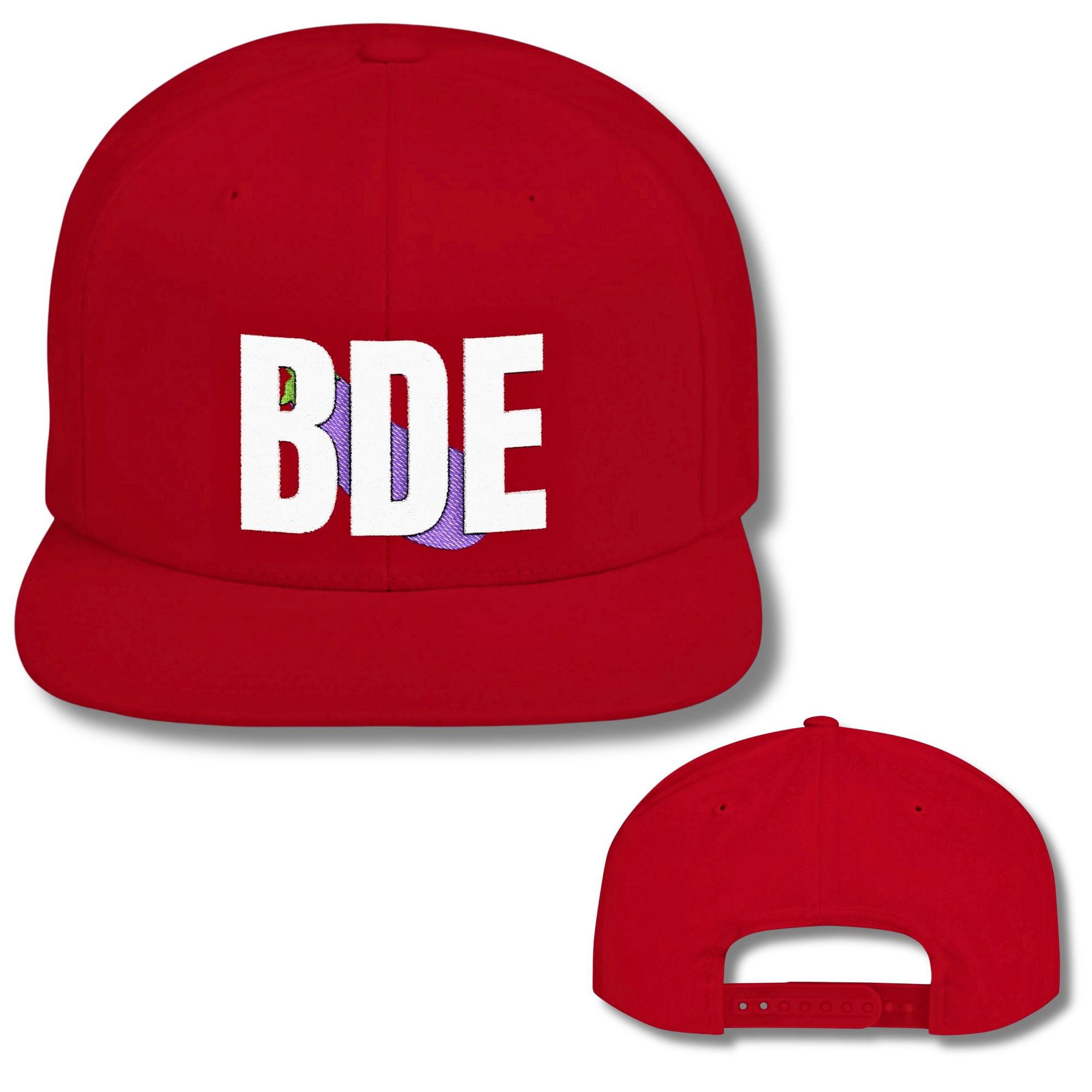 BDE Eggplant Snapback Cap