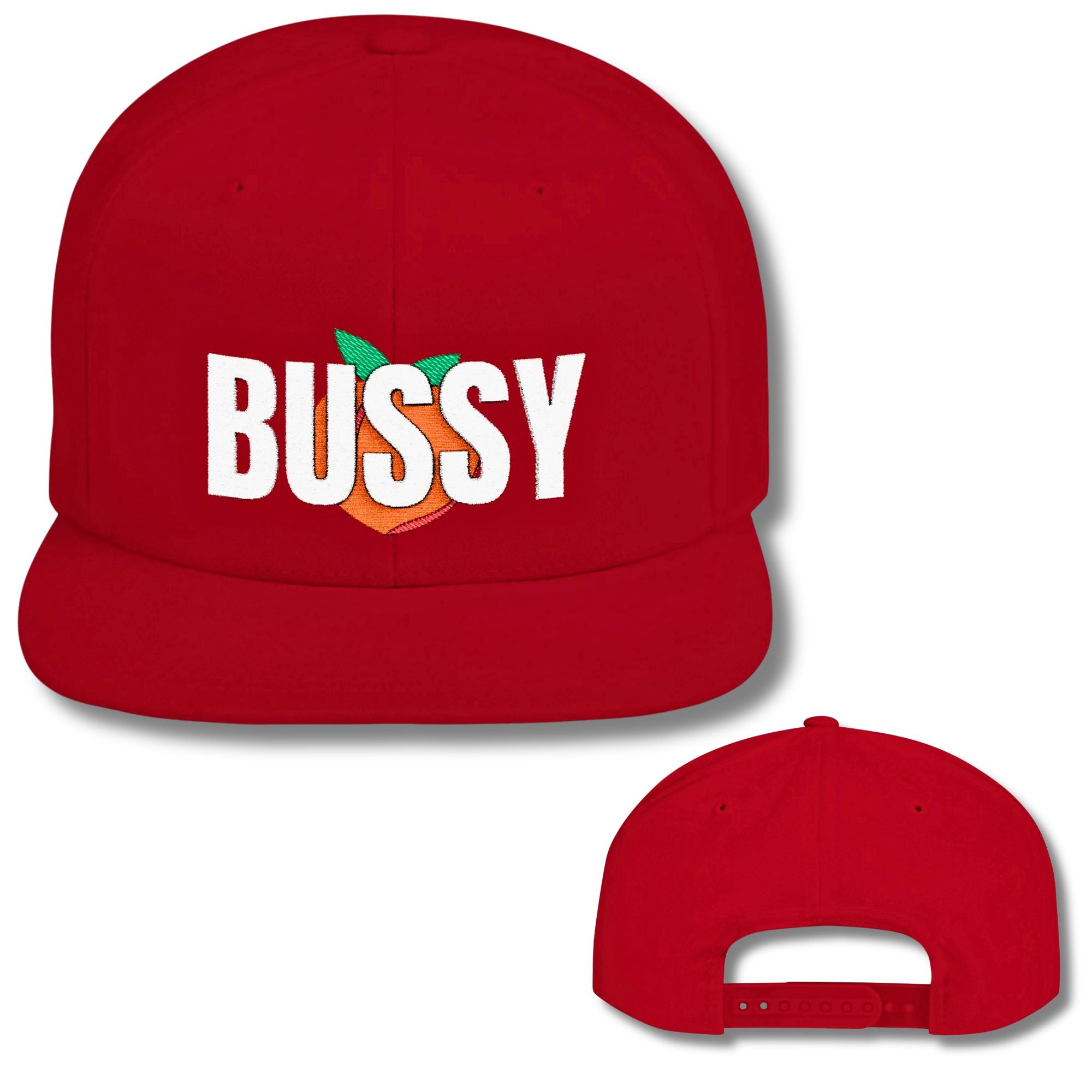 Bussy Peach Snapback Cap