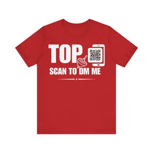 TOP QR Contact T-shirt (Single Side Design)